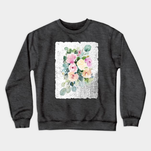 Vintage Floral Crewneck Sweatshirt by jayennecuaart